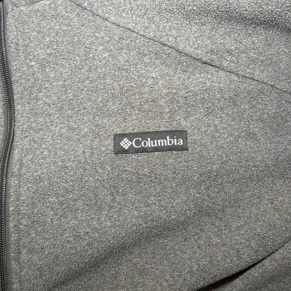 Columbia Dark Grey Zip Up Jacket with Pockets Size 3XT - Picture 2 of 3